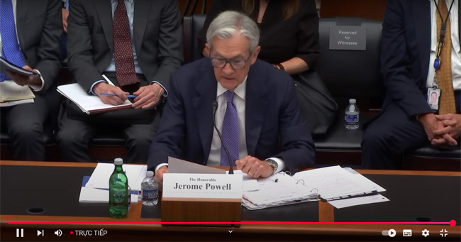 Jerome Powell Trực tiếp: Chủ tịch Fed làm chứng trước Ủy ban Dịch vụ Tài chính Hạ viện