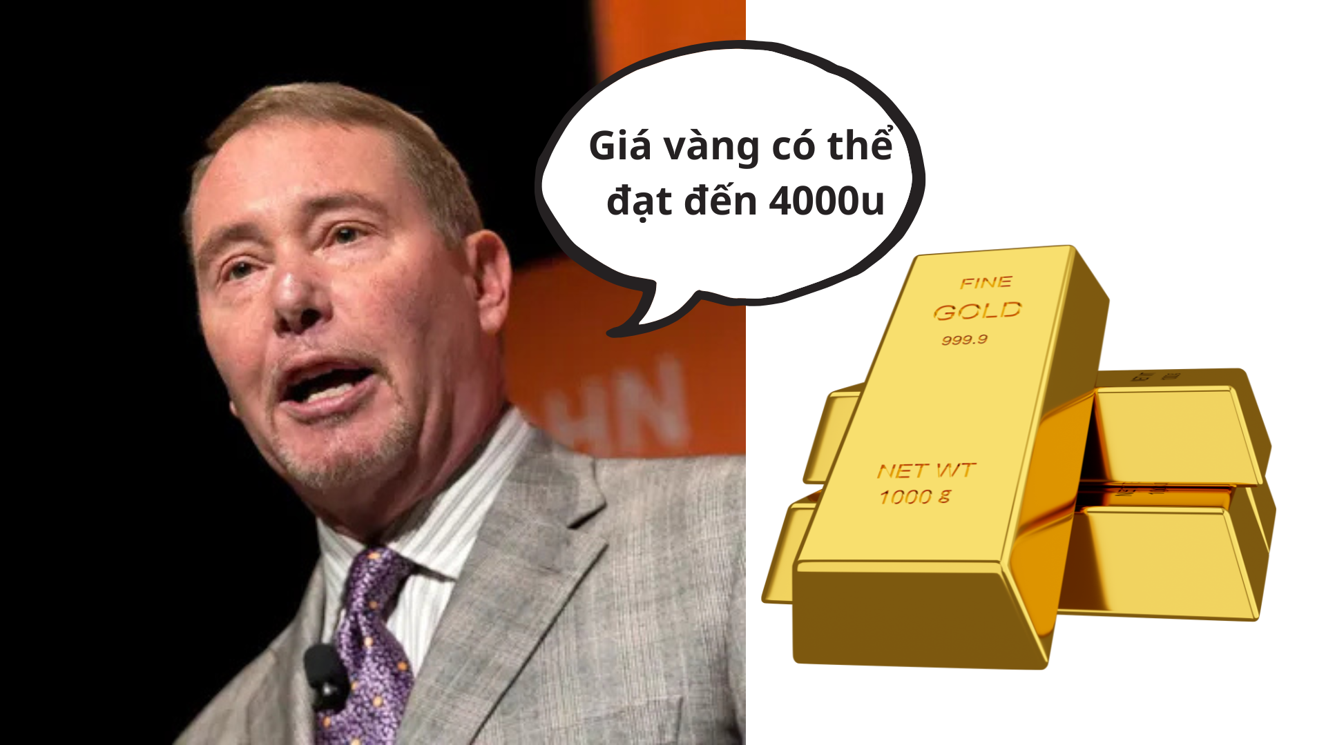 “Vua trái phiếu mới” Gundlach- Fed hạ lãi suất hợp lý, vàng chắc chắn vượt 4000 USD năm nay