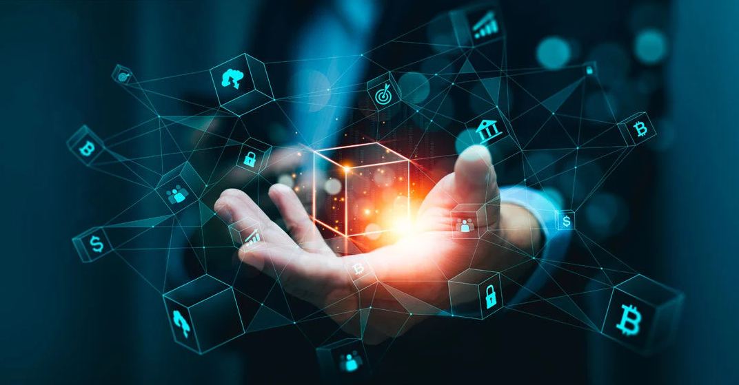 Mặt trời mọc ôm lấy blockchain