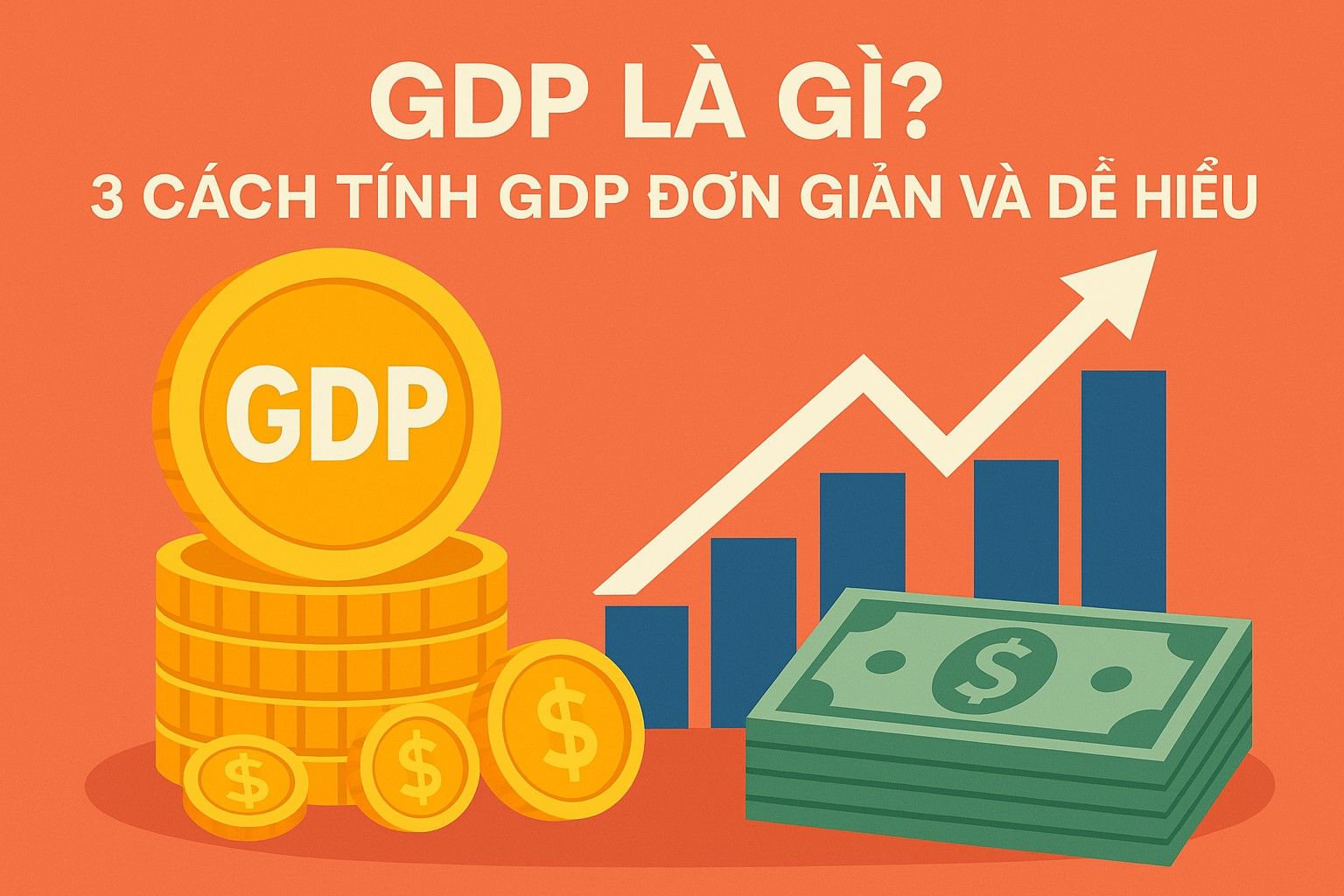 GDP là gì? 3 cách tính GDP đơn giản và dễ hiểu