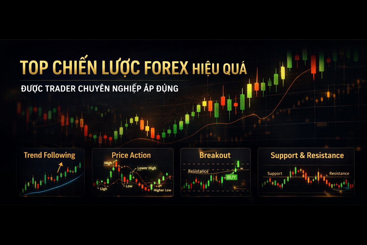 Tổng hợp top các chiến lược Forex hiệu quả nhất được trader chuyên nghiệp áp dụng