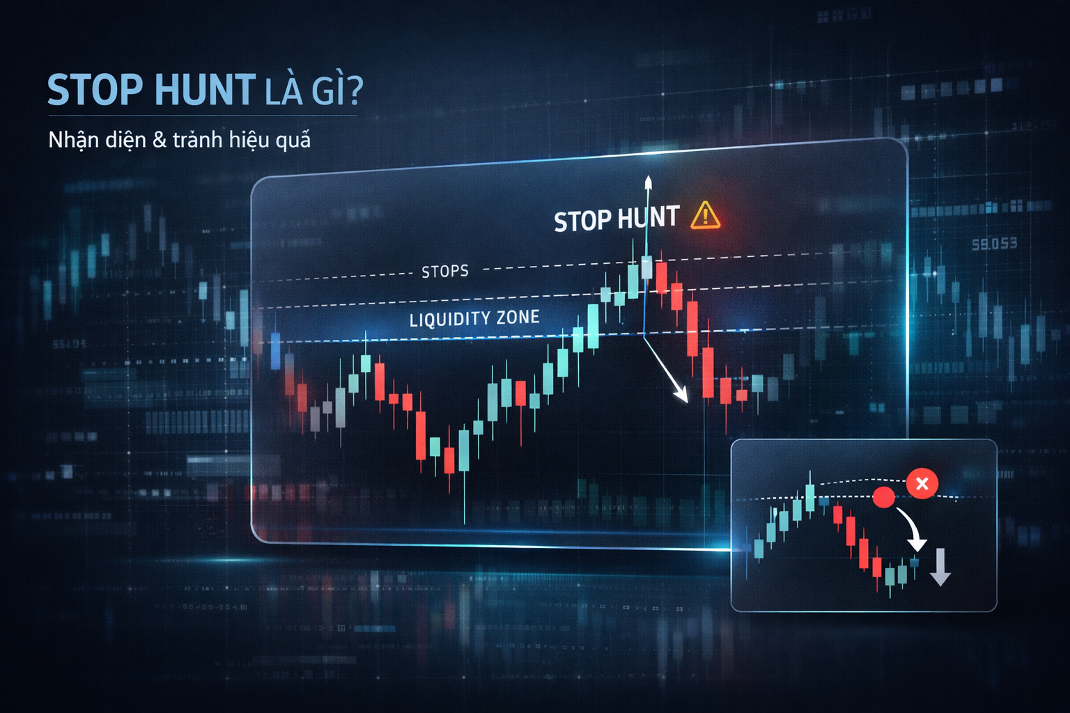 Stop Hunt là gì? Kinh nghiệm thực chiến nhận diện và tránh Stop-hunt hiệu quả