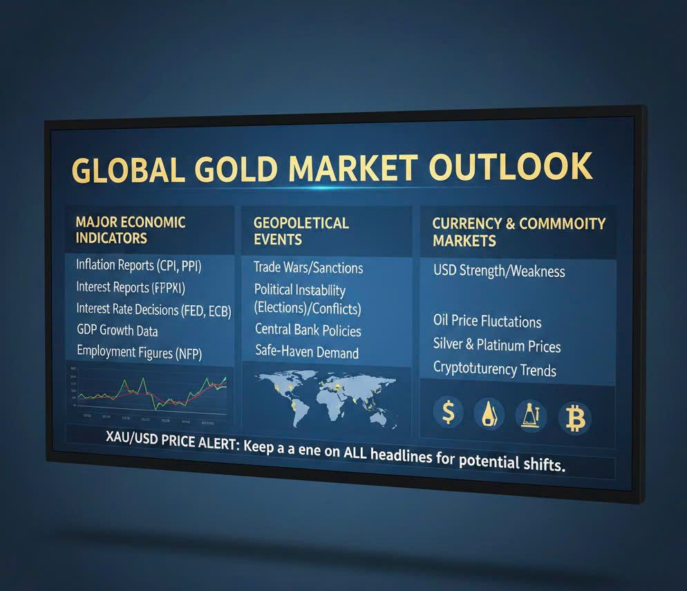 Các Tin Tức Ảnh Hưởng Trực Tiếp Đến Giá Vàng XAU/USD Mà Trader Cần Nắm