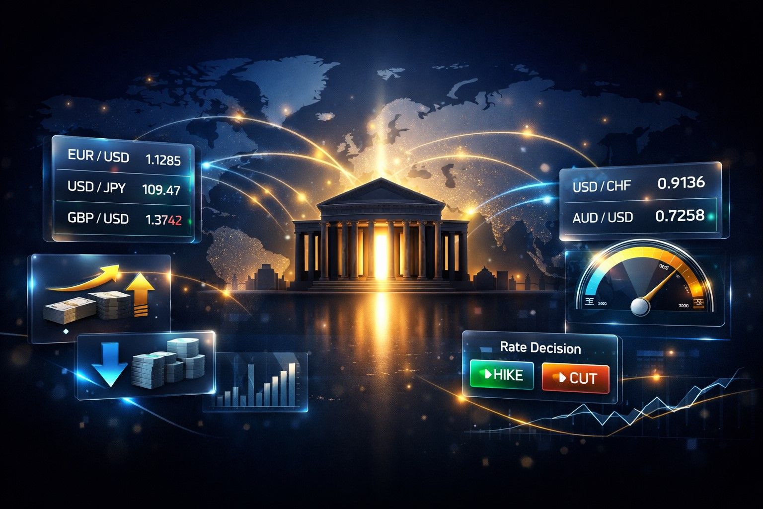 Chính sách tiền tệ – công cụ điều khiển tỷ giá của các Central Bank