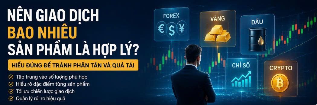 Nên giao dịch bao nhiêu sản phẩm là hợp lý? Hiểu đúng để tránh phân tán và quá tải