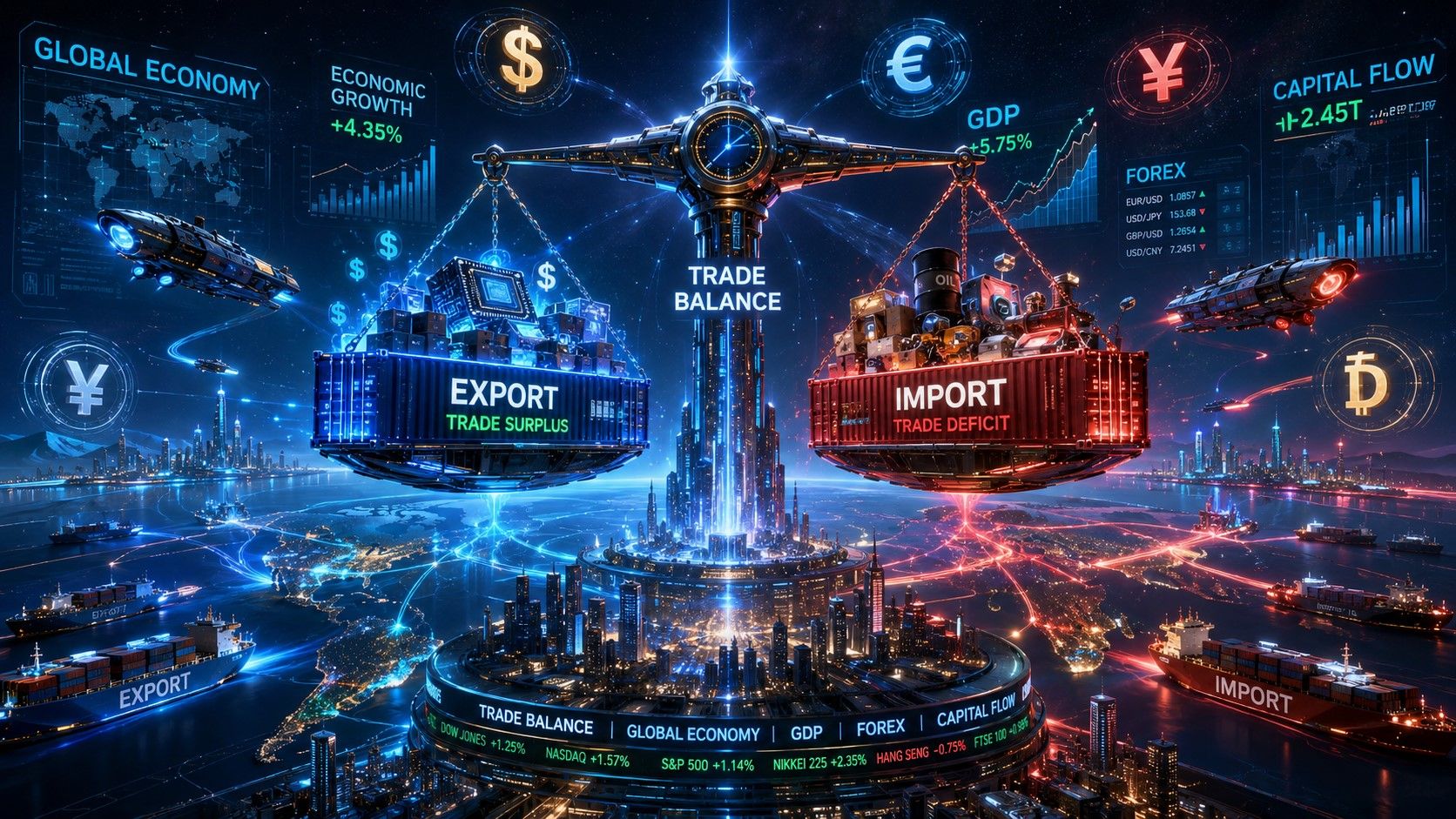 Cán cân thương mại (Trade Balance) là gì? Ảnh hưởng của Trade Balance đến nền kinh tế
