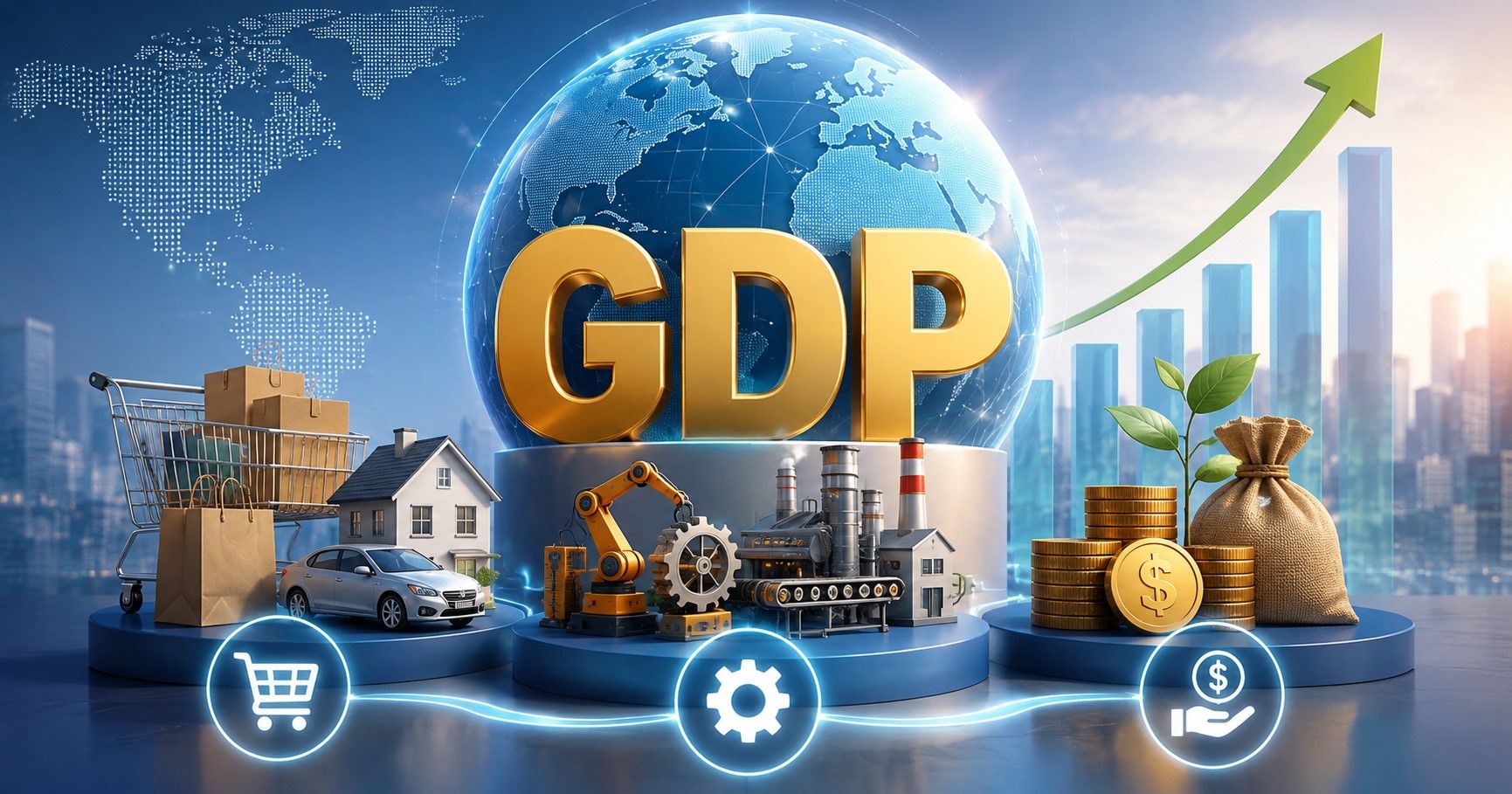 GDP là gì? 3 cách tính GDP nhà đầu tư cần biết