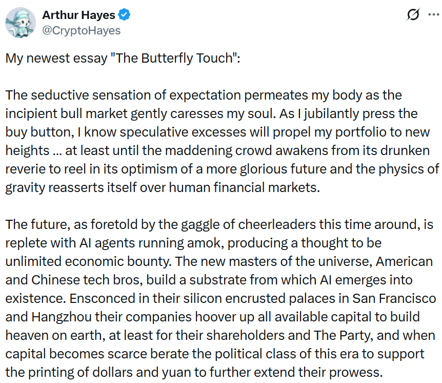Nguồn: Arthur Hayes