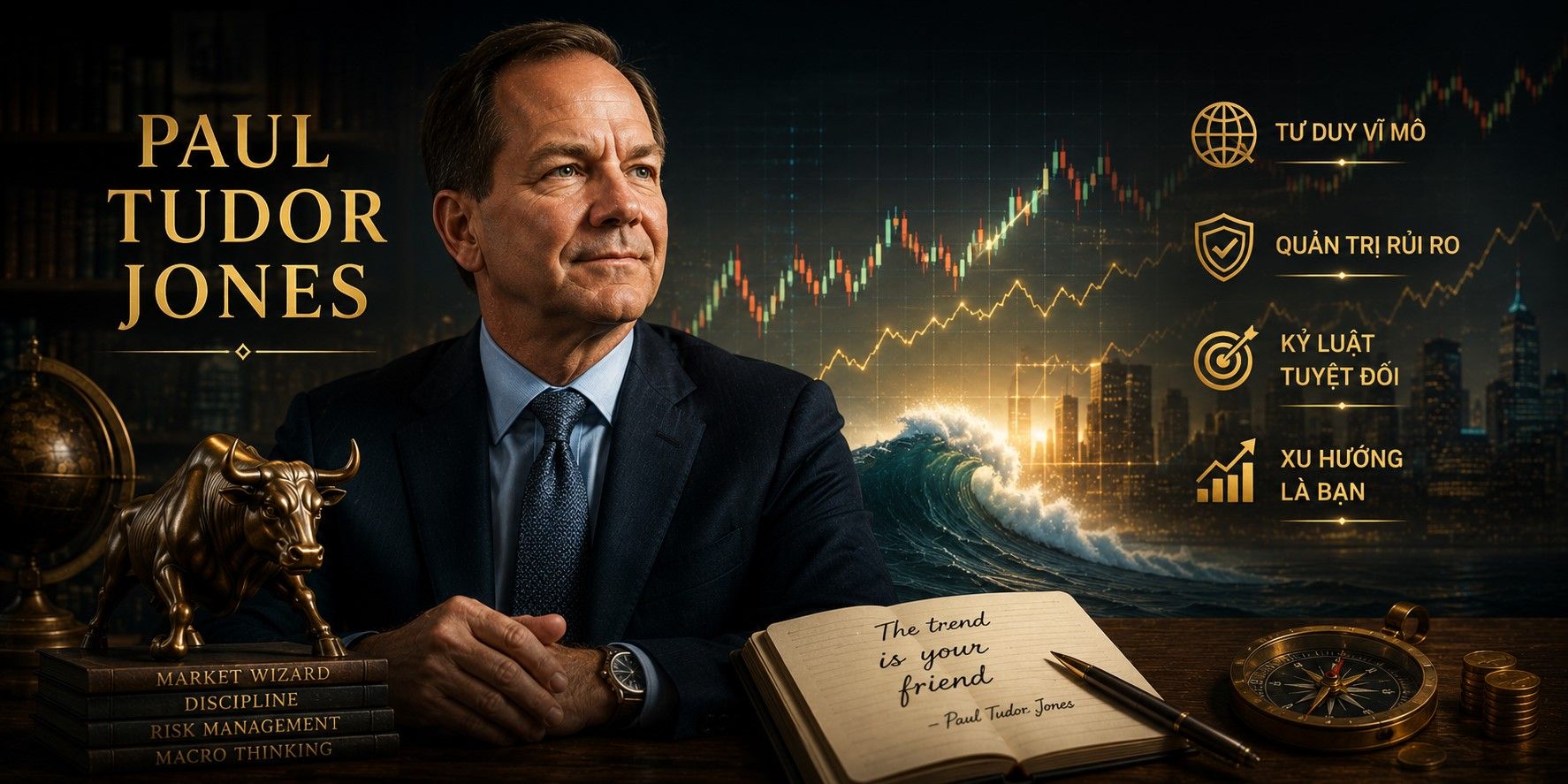 Paul Tudor Jones là ai? Tiểu sử và bí quyết đầu tư của nhà tiên tri chứng khoán
