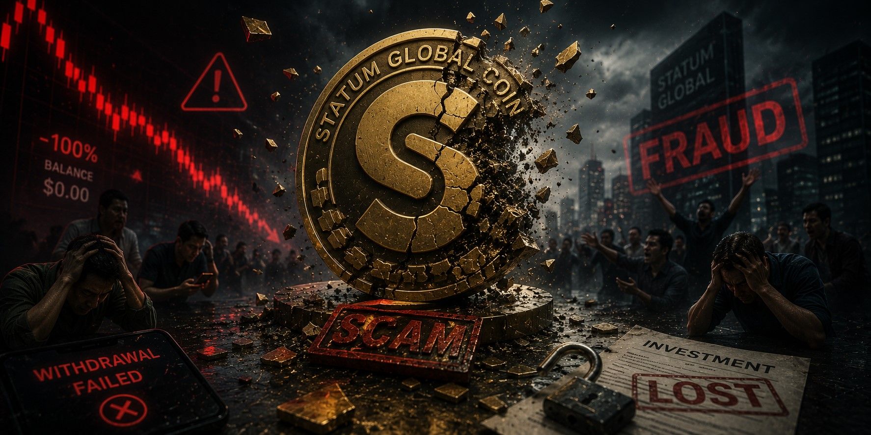 Statum Global Coin là gì? Toàn cảnh vụ lừa đảo tiền mã hóa sau 7 tháng hoạt động