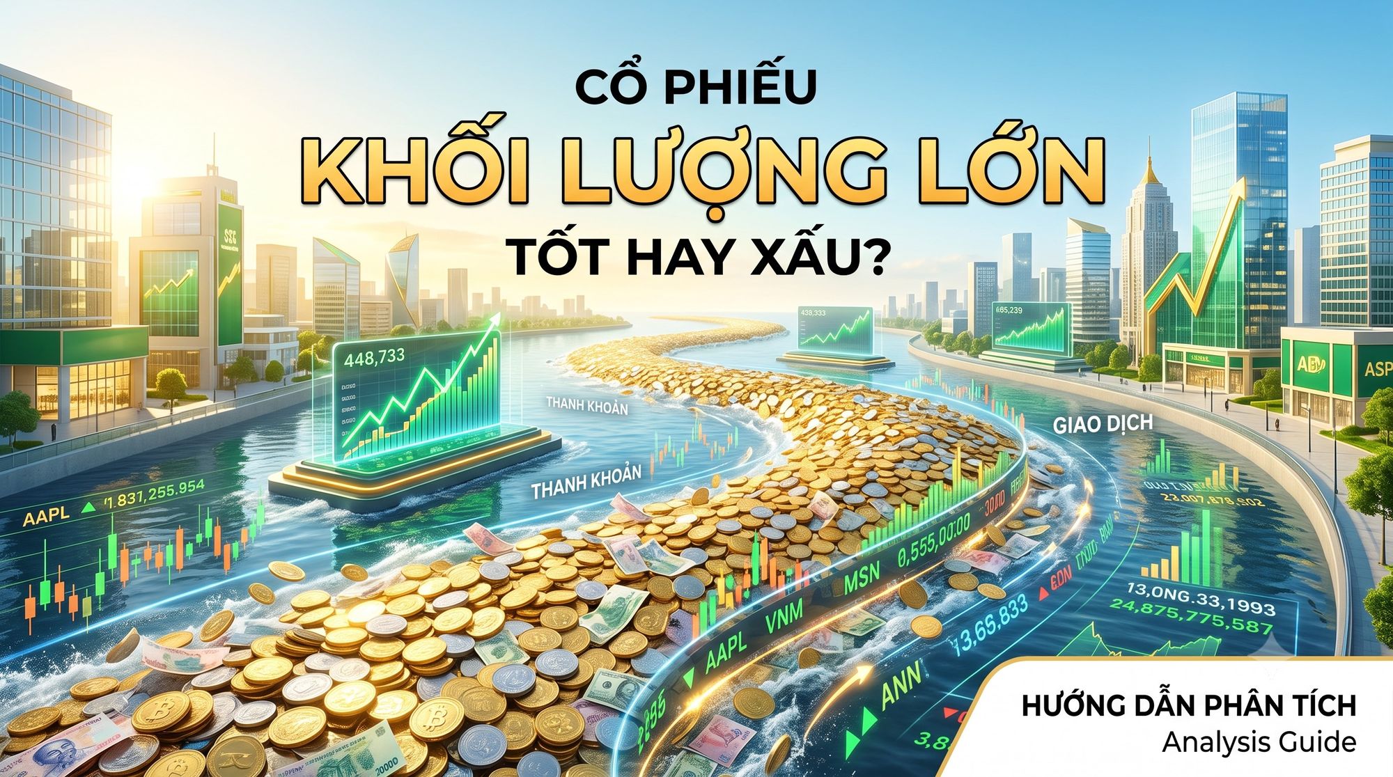 Cổ phiếu có khối lượng lớn có tốt không? Hướng dẫn phân tích