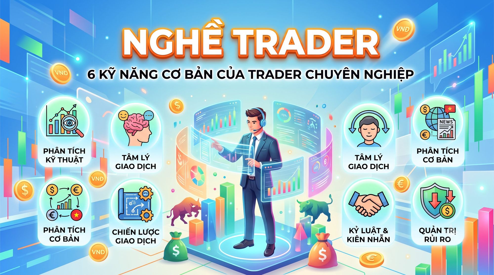 Nghề Trader là gì? 6 kỹ năng Trader chuyên nghiệp cần có