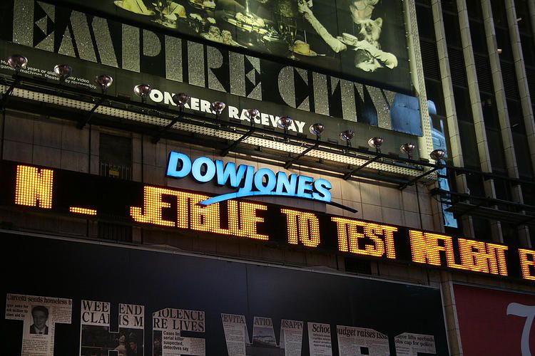Một cổ phiếu duy nhất đã chi phối toàn bộ phiên giao dịch của chỉ số Dow Jones Industrial Average.