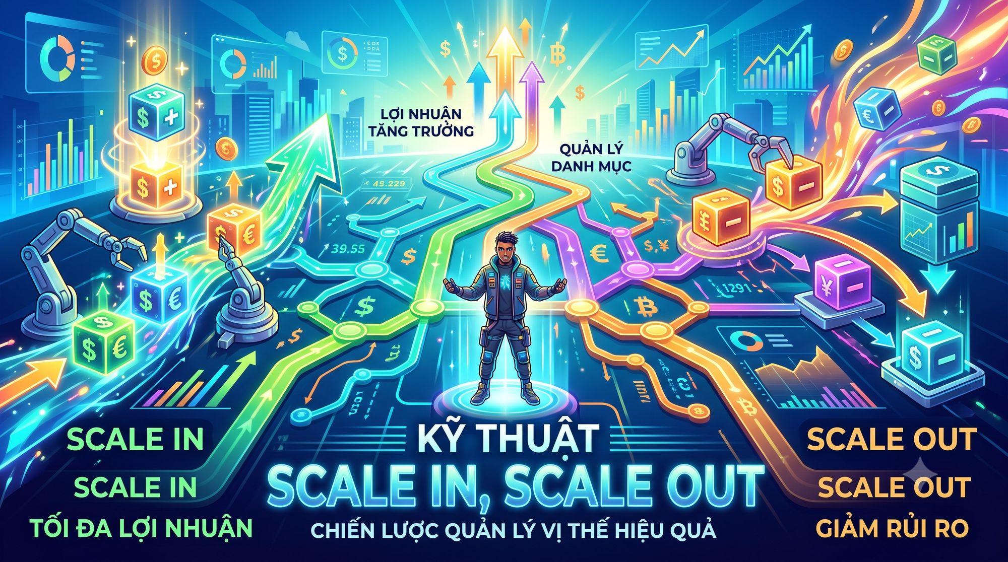 Kỹ thuật Scale In, Scale Out để tối đa lợi nhuận và giảm rủi ro