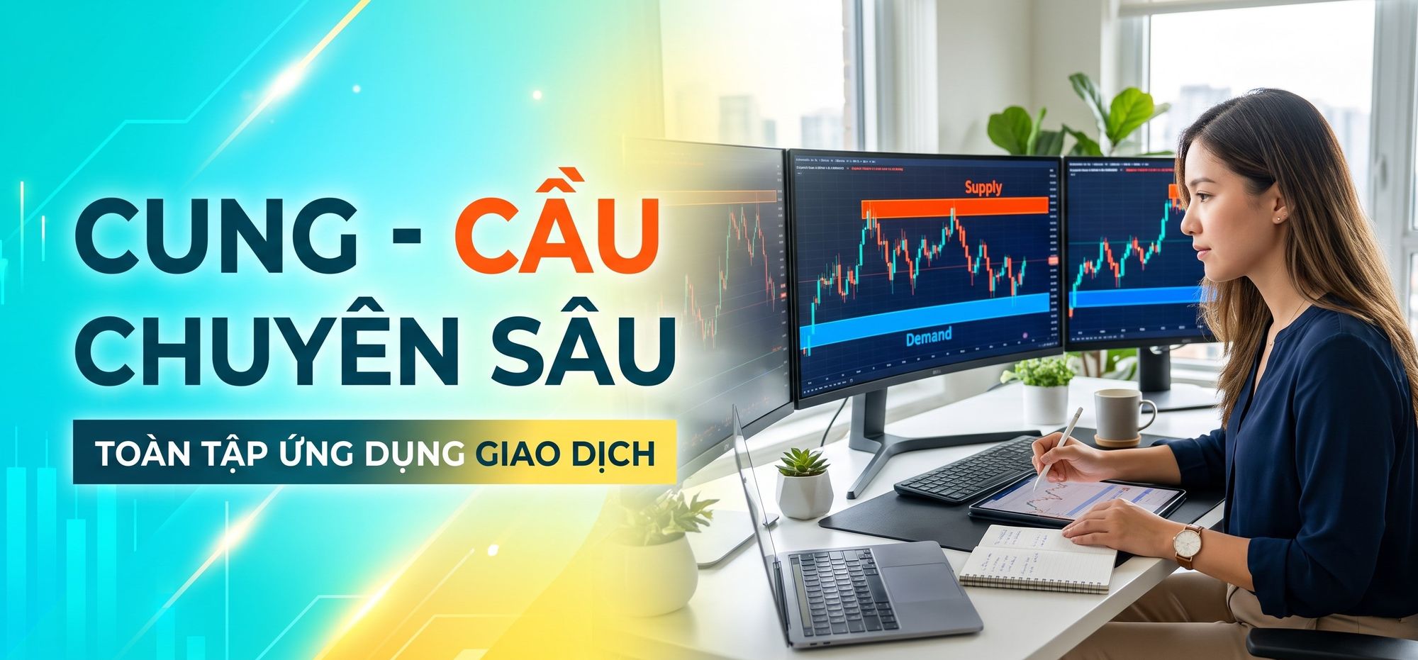 Toàn tập cách ứng dụng giao dịch vùng Cung - Cầu chuyên sâu