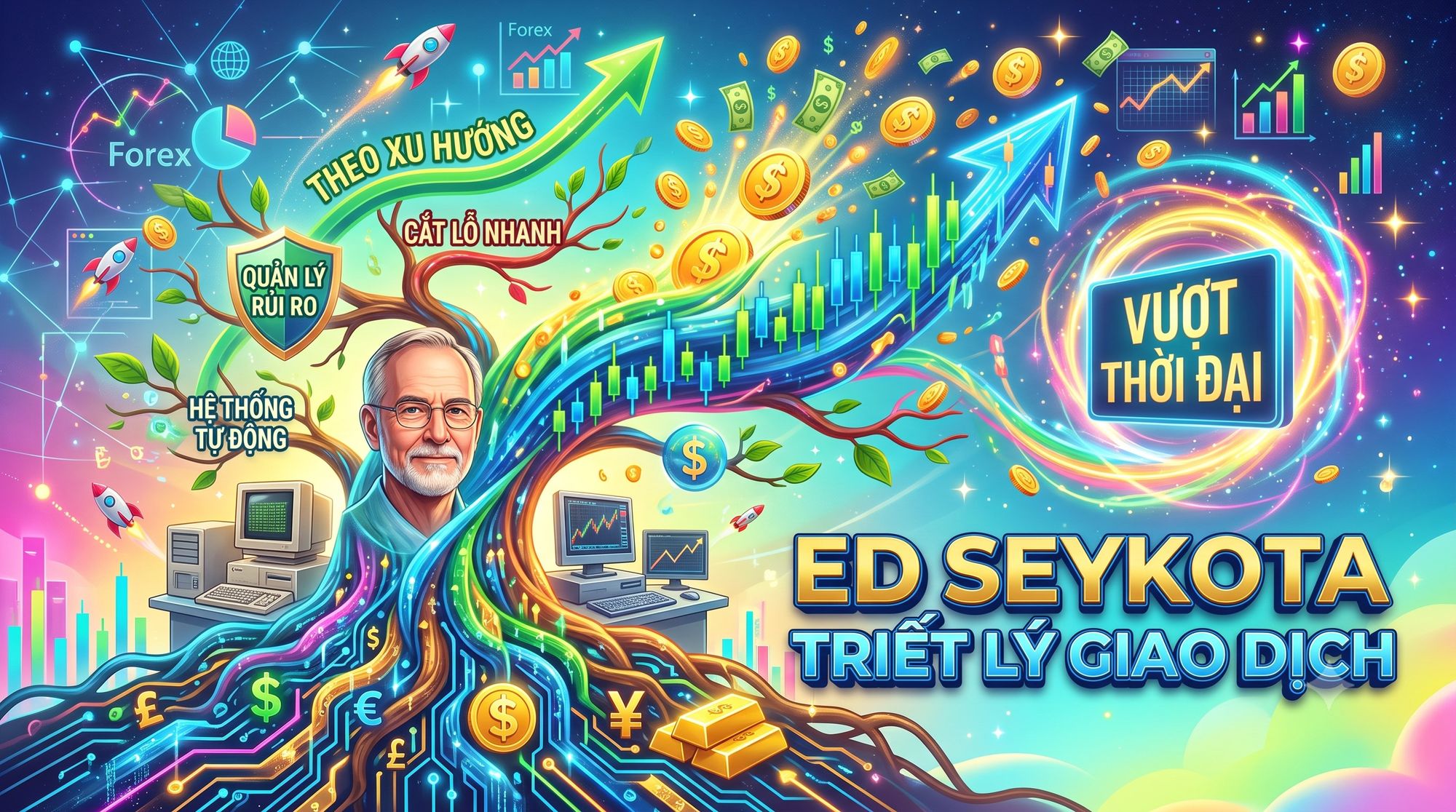 Những triết lý giao dịch vượt thời đại của bậc thầy Forex Ed Seykota