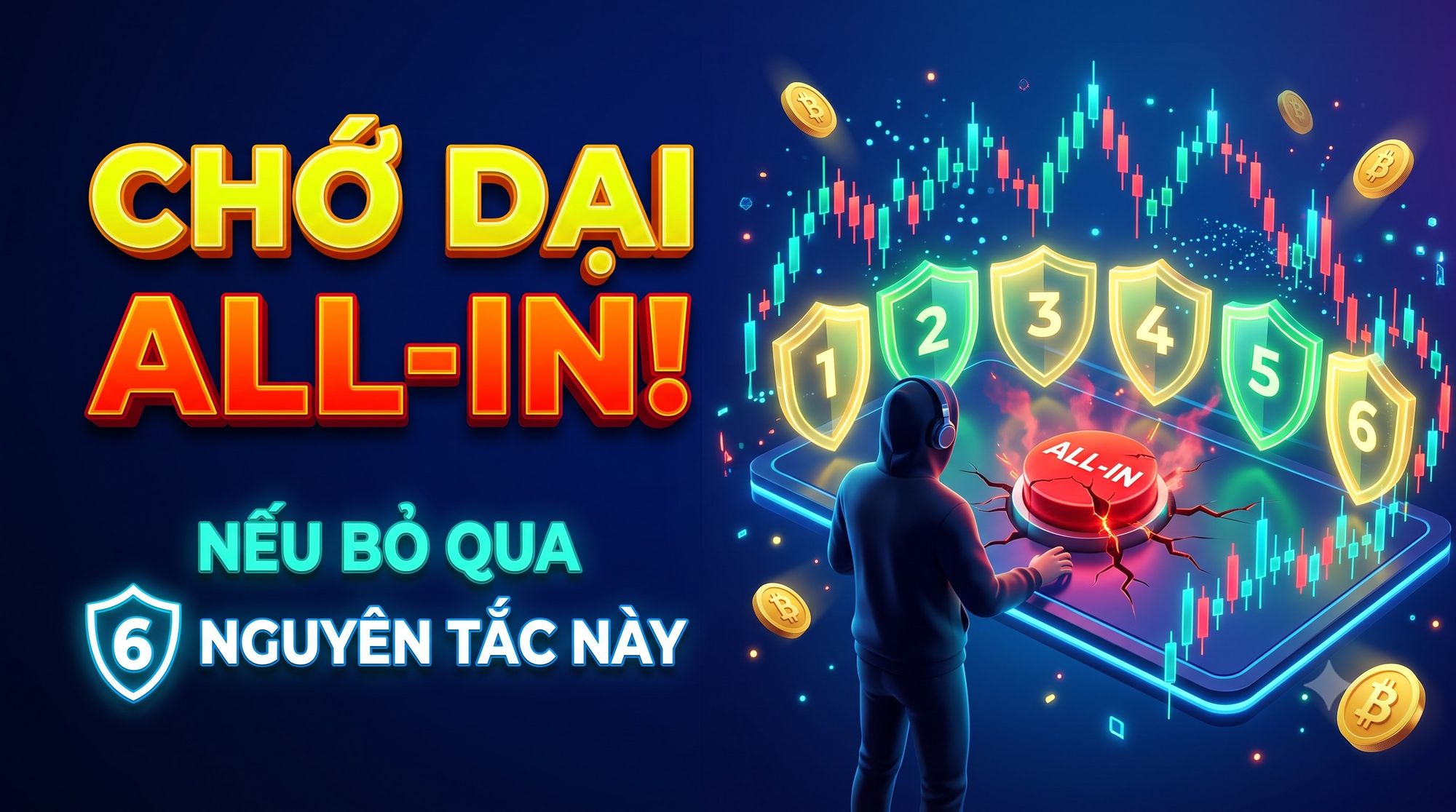 Anh em trader chớ dại all-in nếu bỏ qua 6 nguyên tắc này