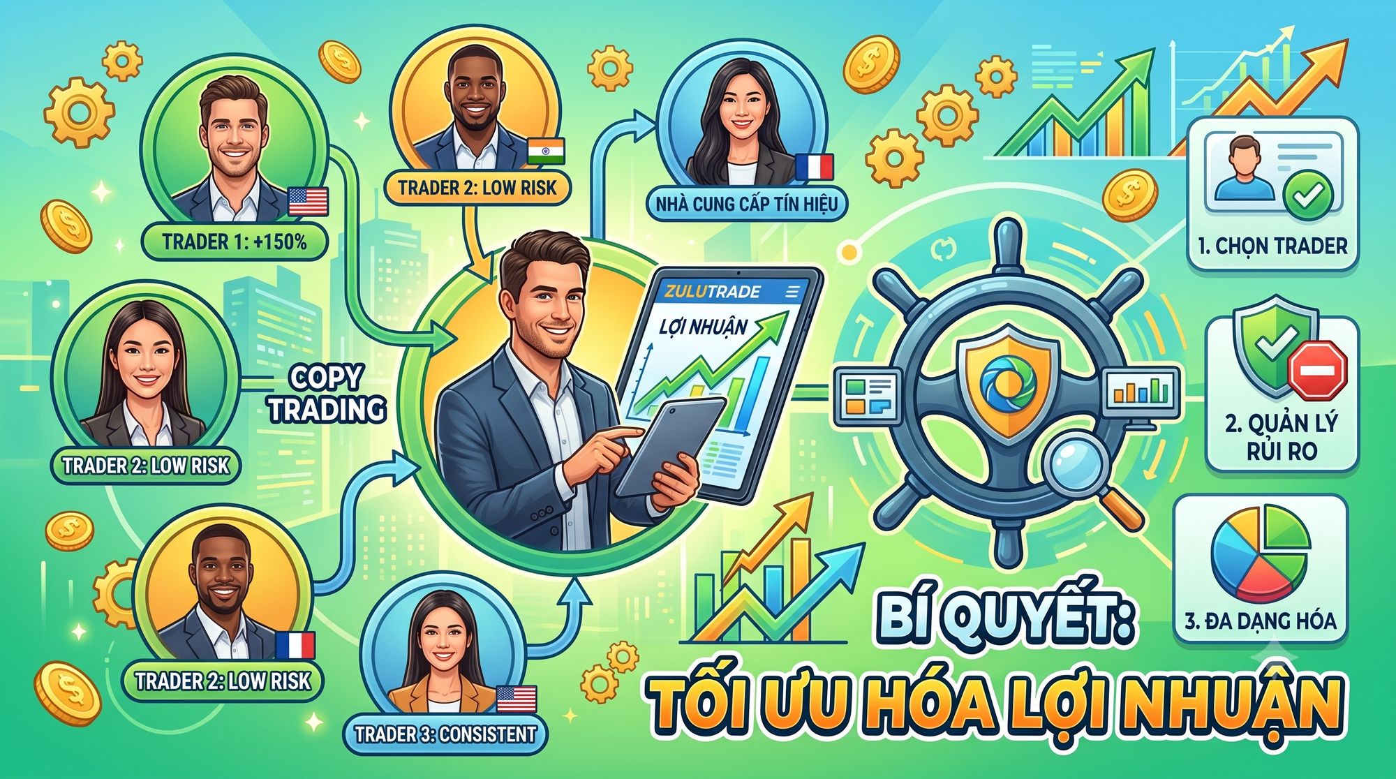 Bí quyết tối ưu hóa lợi nhuận khi đầu tư trên nền tảng Zulutrade