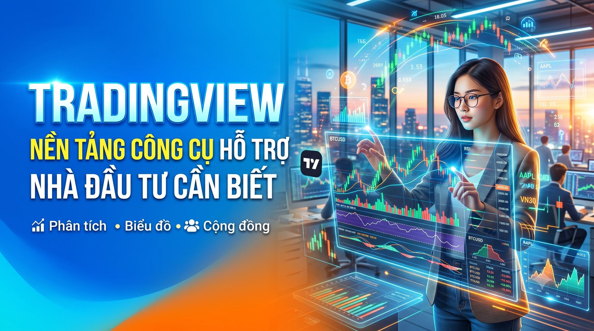 TradingView - Nền tảng công cụ hỗ trợ nhà đầu tư cần biết