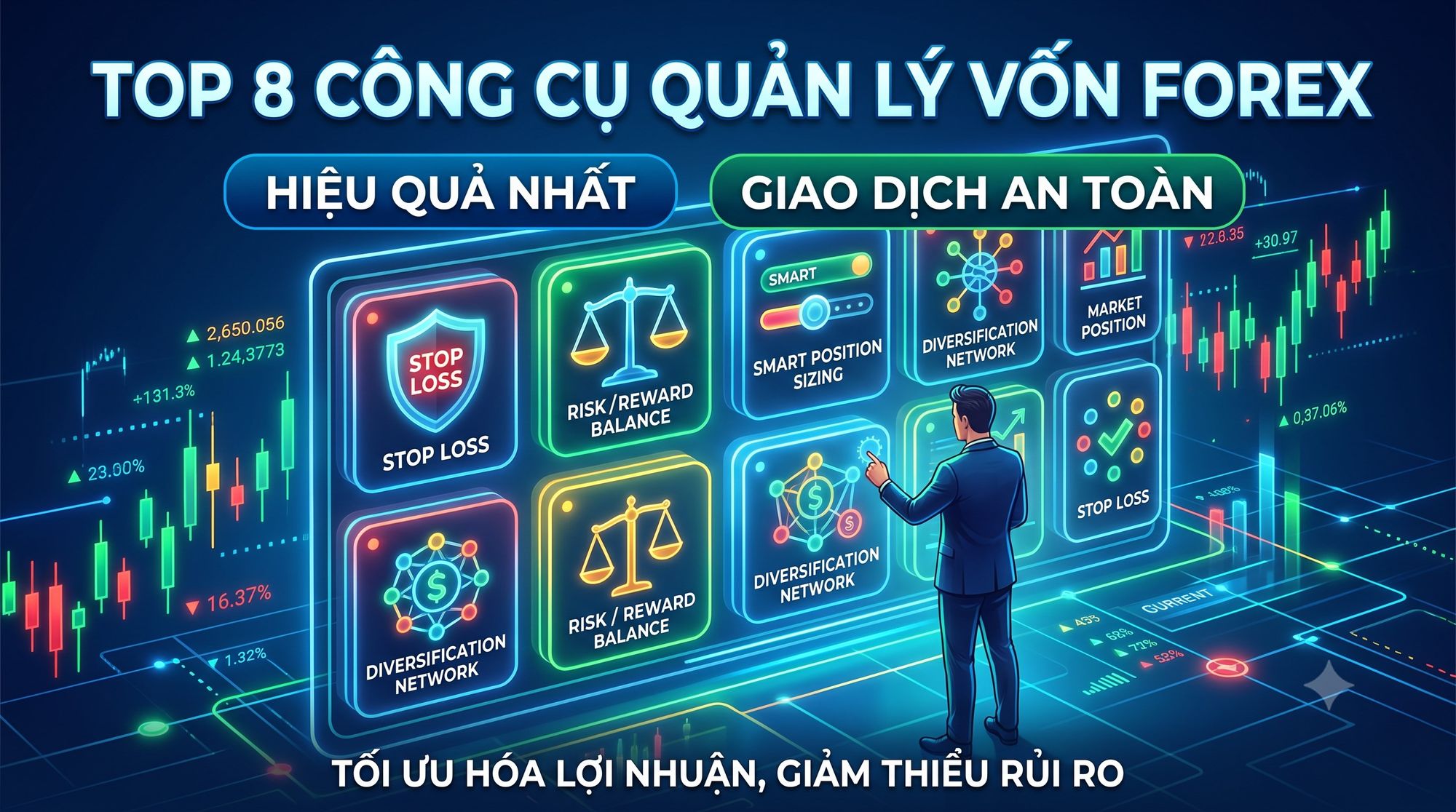 Top 8 công cụ quản lý vốn hiệu quả nhất trong giao dịch Forex