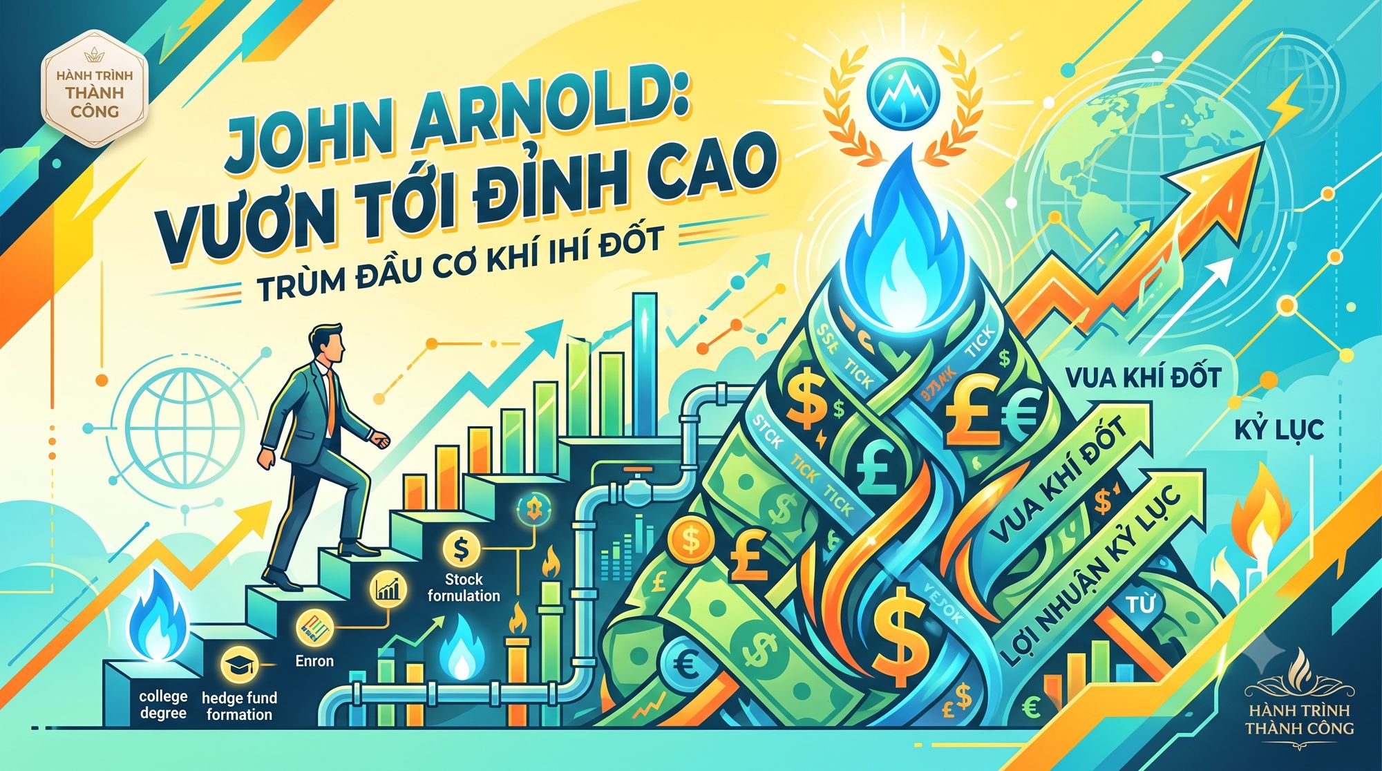 Hành trình vươn tới đỉnh cao của ông trùm đầu cơ khí đốt John Arnold
