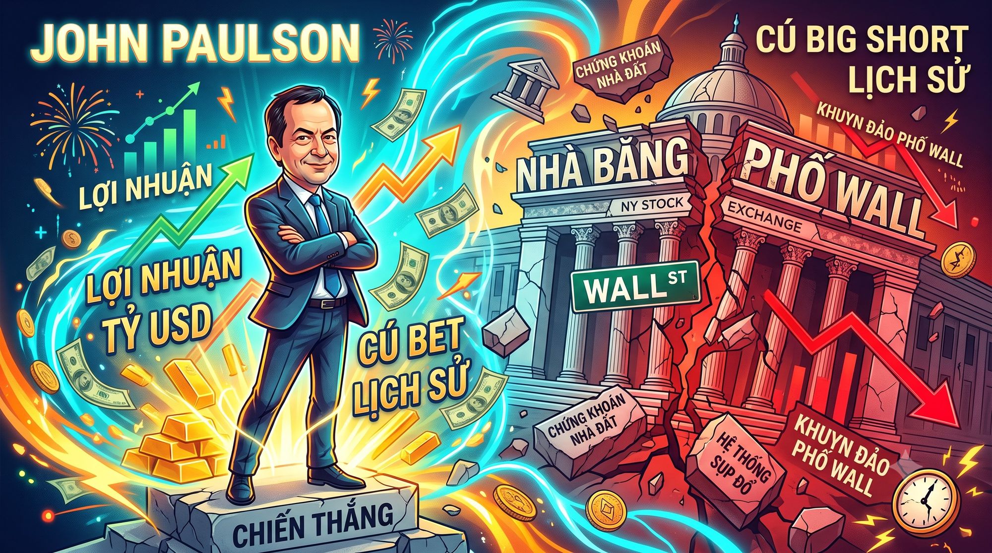 John Paulson và cú Big Short lịch sử khuynh đảo các nhà băng Phố Wall
