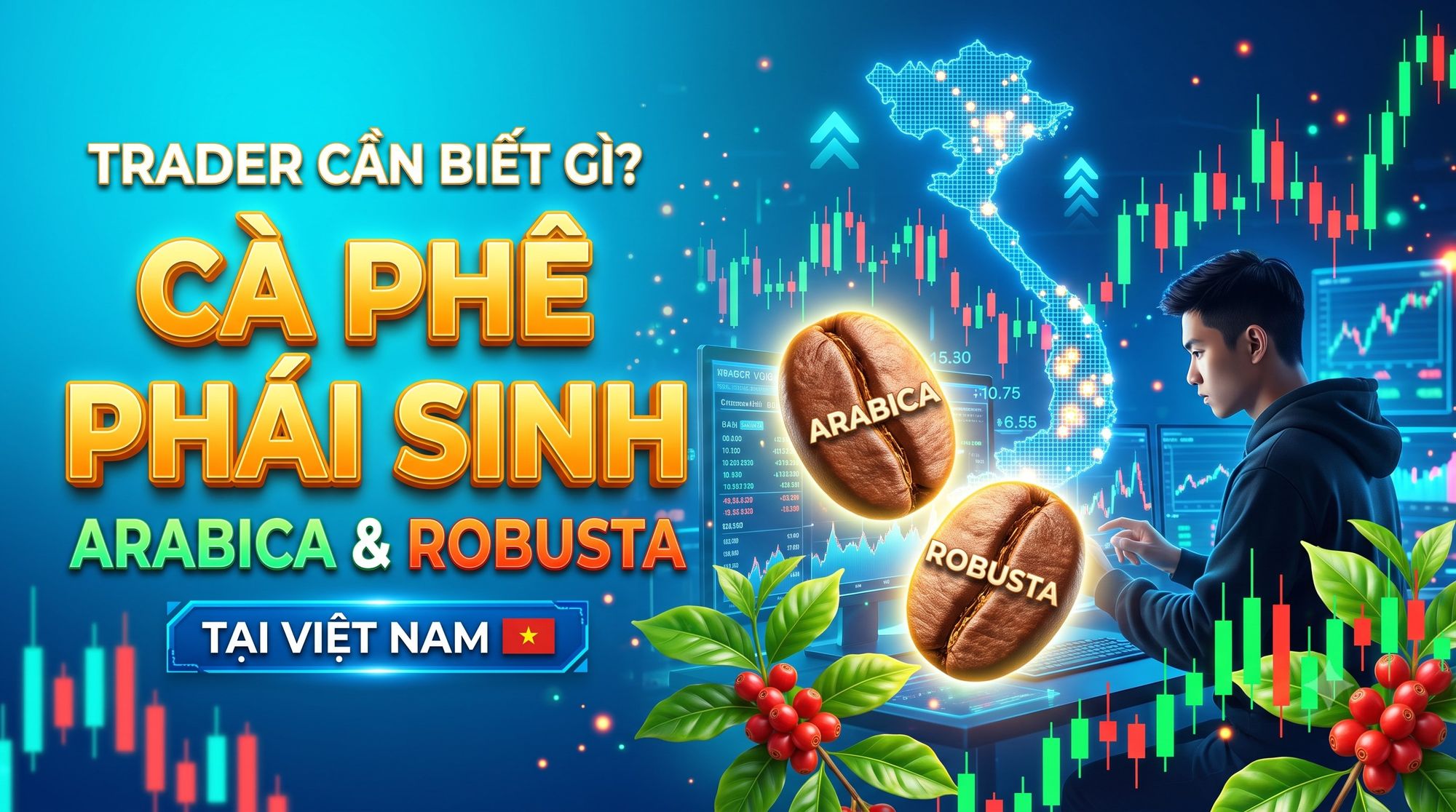 Anh em trader cần biết gì về thị trường cà phê phái sinh Arabica và Robusta tại Việt Nam