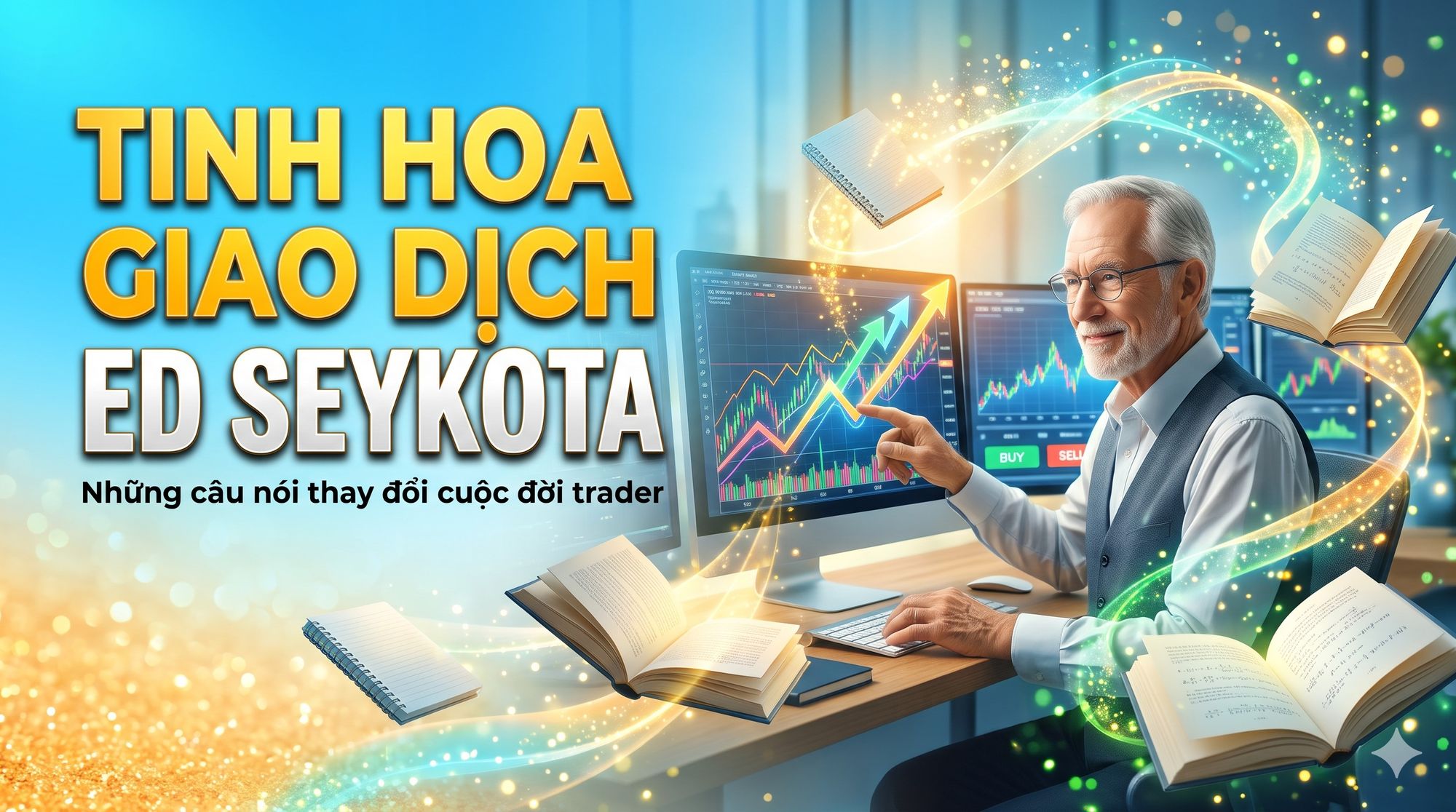 Tinh hoa giao dịch qua những câu nói thay đổi cuộc đời trader từ Ed Seykota