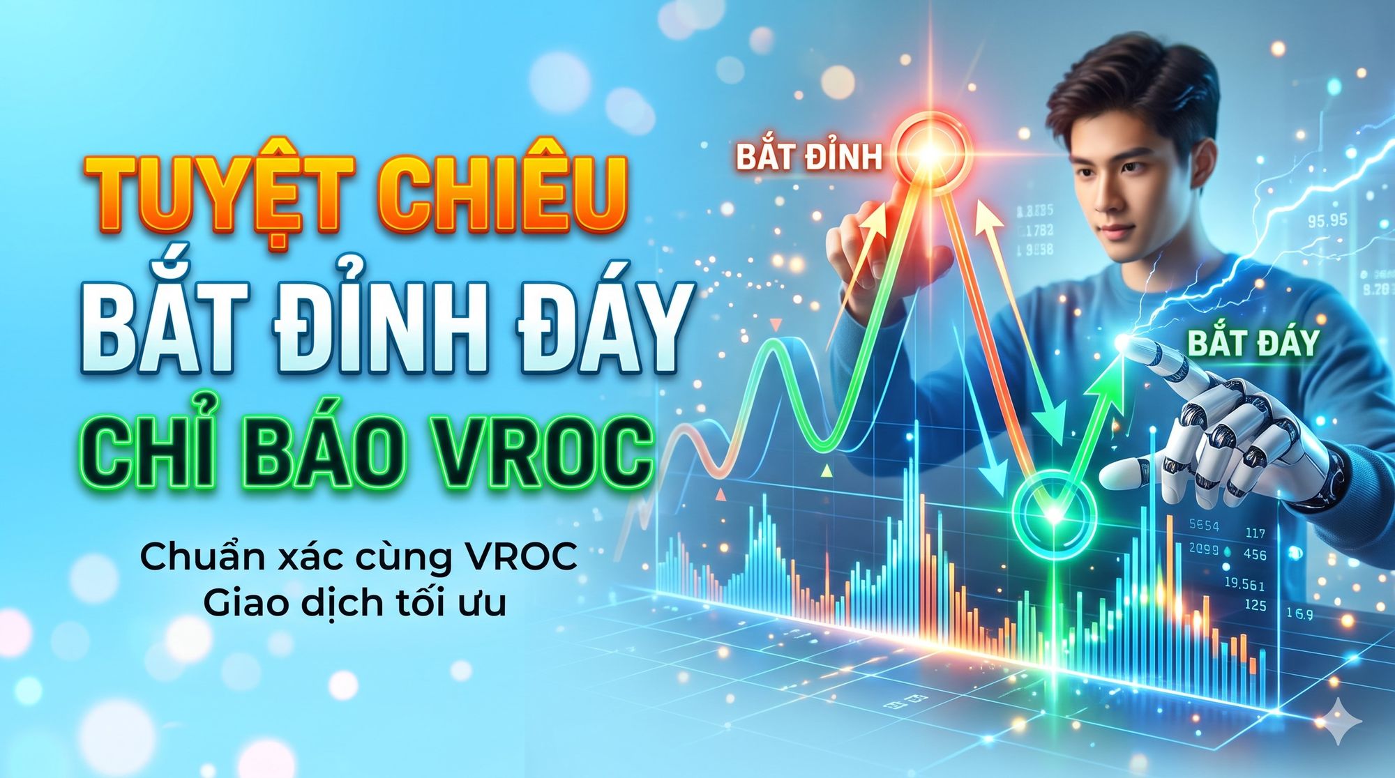 Tuyệt chiêu bắt đỉnh đáy chuẩn xác cùng chỉ báo VROC